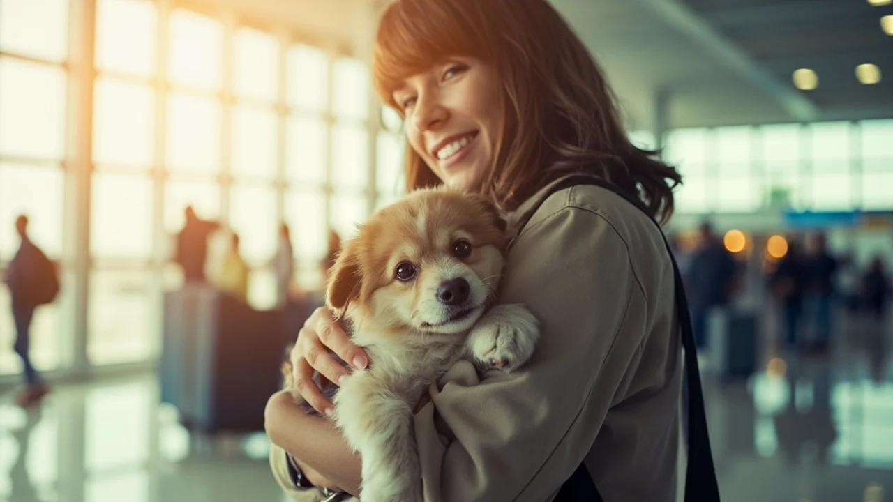 Viajar de avião com pets