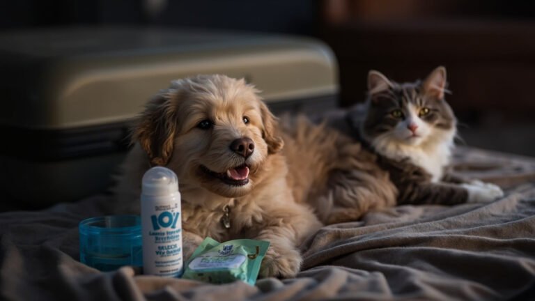 Higiene de pets em viagens