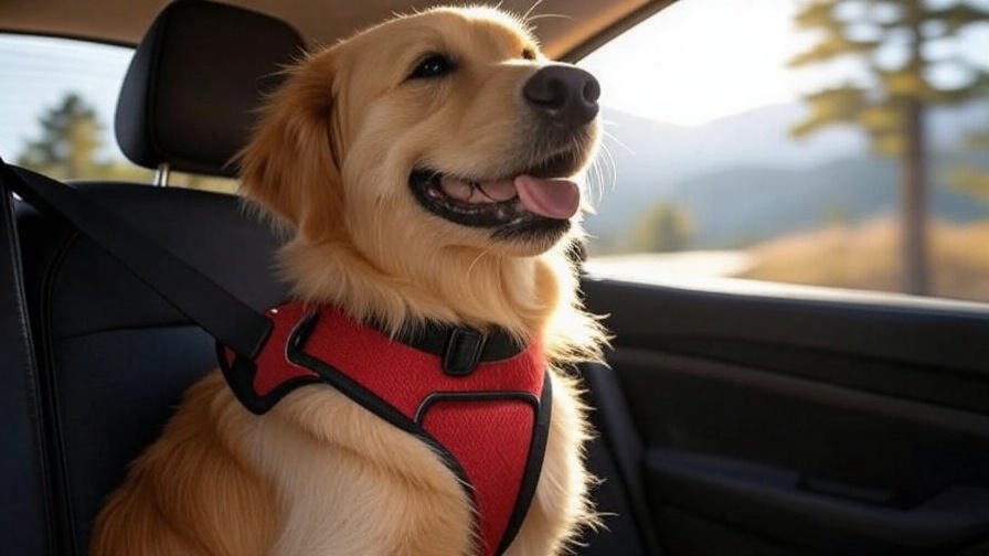 cinto de segurança para cães no carro