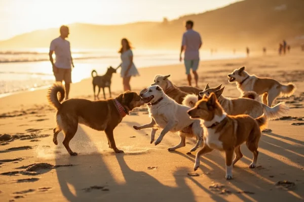 Como Socializar o Cão na Praia: Transforme Cada Passeio numa Experiência Incrível Como Socializar o Cão na Praia