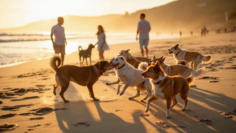 Como Socializar o Cão na Praia