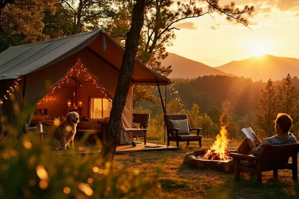 Glamping com Cães: Como Viver Aventuras Incríveis ao Ar Livre Sem Abrir Mão do Conforto Glamping com Cães