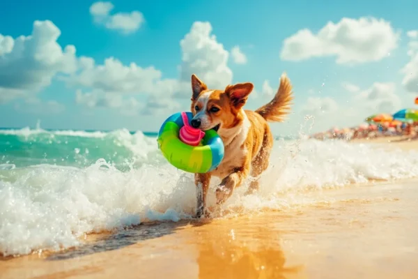 Melhores Brinquedos de Praia para Cães: Como Transformar o Teu Verão numa Aventura Inesquecível Melhores Brinquedos de Praia para Cães