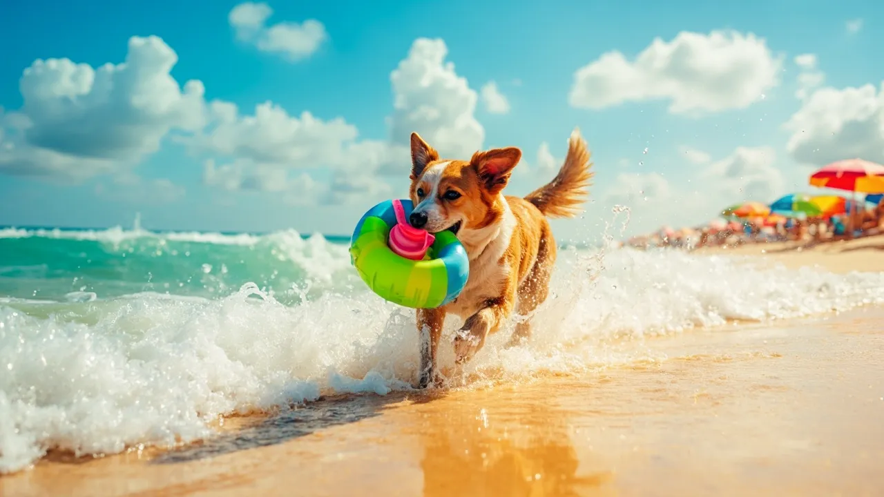 Melhores Brinquedos de Praia para Cães